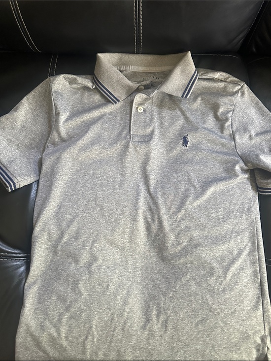Ralph Lauren Other - Ralph Lauren Heather Gray Polo with Navy Pony